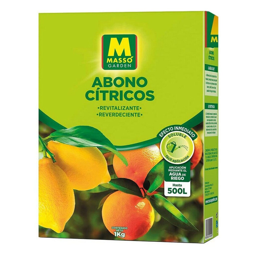 Neorganinės trąšos citrusams Massó 1 kg цена и информация | Birios trąšos | pigu.lt