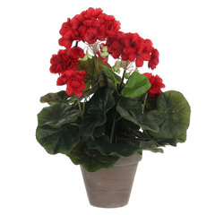 Декоративное растение Mica Decorations PVC Герань (11,5 x 33 cm) цена и информация | Искусственные цветы | pigu.lt