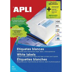 Этикетки Apli 1263, 64.6 x 33.8 мм, 100 шт. цена и информация | Тетради и бумажные товары | pigu.lt