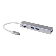 Adapteris Equip 133480, HDMI, USB-C цена и информация | Адаптеры, USB-разветвители | pigu.lt