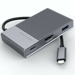 Adapteris Hyper HD-G206, USB-C kaina ir informacija | Adapteriai, USB šakotuvai | pigu.lt