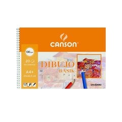 Блокнот Drawing pad Canson Basik, 130 г, 20 листов, 10 шт., спираль (23 x 32.5 см) цена и информация | Тетради и бумажные товары | pigu.lt