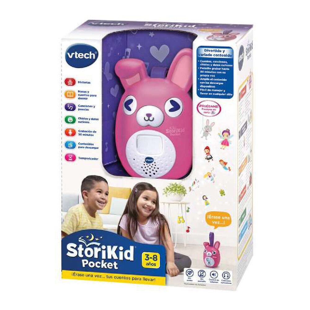 Interaktyvus žaislas StoriKid Vtech, rožinis kaina