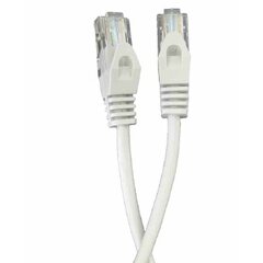 Жесткий сетевой кабель UTP кат. 5е EDM Белый 15 m цена и информация | Кабели и провода | pigu.lt