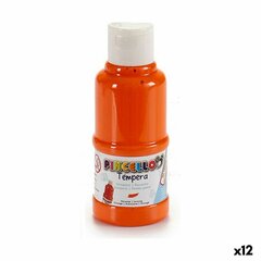 Guašas, oranžinis, 120 ml, 12 vnt. kaina ir informacija | Piešimo, tapybos, lipdymo reikmenys | pigu.lt