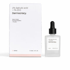 Veido serumas Dermocracy 2% Salicylic acid + 1% Zinc, 30 ml цена и информация | Сыворотки для лица, масла | pigu.lt