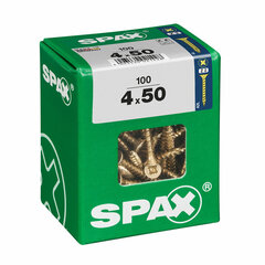 Varžtų dėžutė Spax, 0.4 x 5 cm kaina ir informacija | Mechaniniai įrankiai | pigu.lt