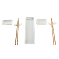 Dkd home decor sushi serviravimo rinkinys, 24x7x2 cm kaina ir informacija | Indai, lėkštės, pietų servizai | pigu.lt