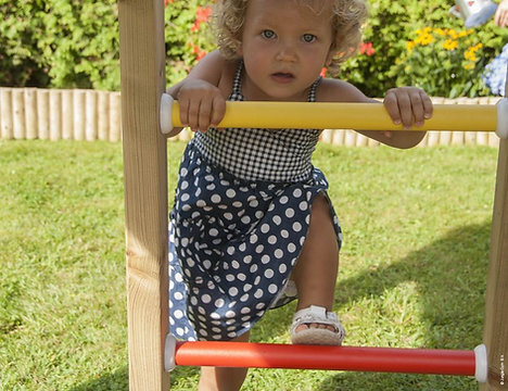 Vaikų žaidimo aikštelė Jungle Gym Hut 1-Swing, žalia kaina ir informacija | Vaikiški lauko baldai | pigu.lt