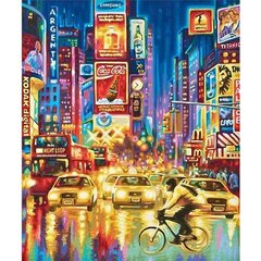 Tapybos numeriais rinkinys Alex Bog Amazing Times Square NYC, 40x50cm kaina ir informacija | Piešimo, tapybos, lipdymo reikmenys | pigu.lt