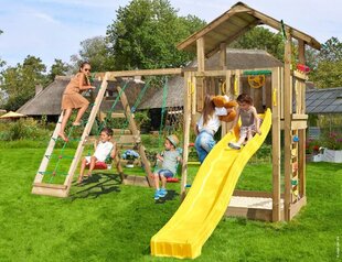 Žaidimo aikštelė Jungle Gym Chalet 2-Climb kaina ir informacija | Vaikų žaidimų nameliai | pigu.lt