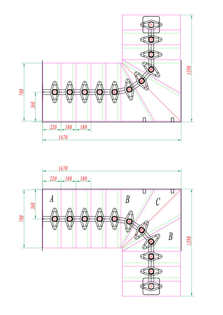 Moduliniai laiptai BOSTON DOLLE Antracite 1/4 posūkio. Aukštis rinkinys 228-300 cm цена и информация | Laiptai | pigu.lt