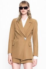 Итальянский женский Пиджак Lumina, коричневый цена и информация | Женские пиджаки | pigu.lt