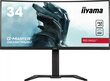 Iiyama G-Master GB3467WQSU-B5 цена и информация | Monitoriai | pigu.lt