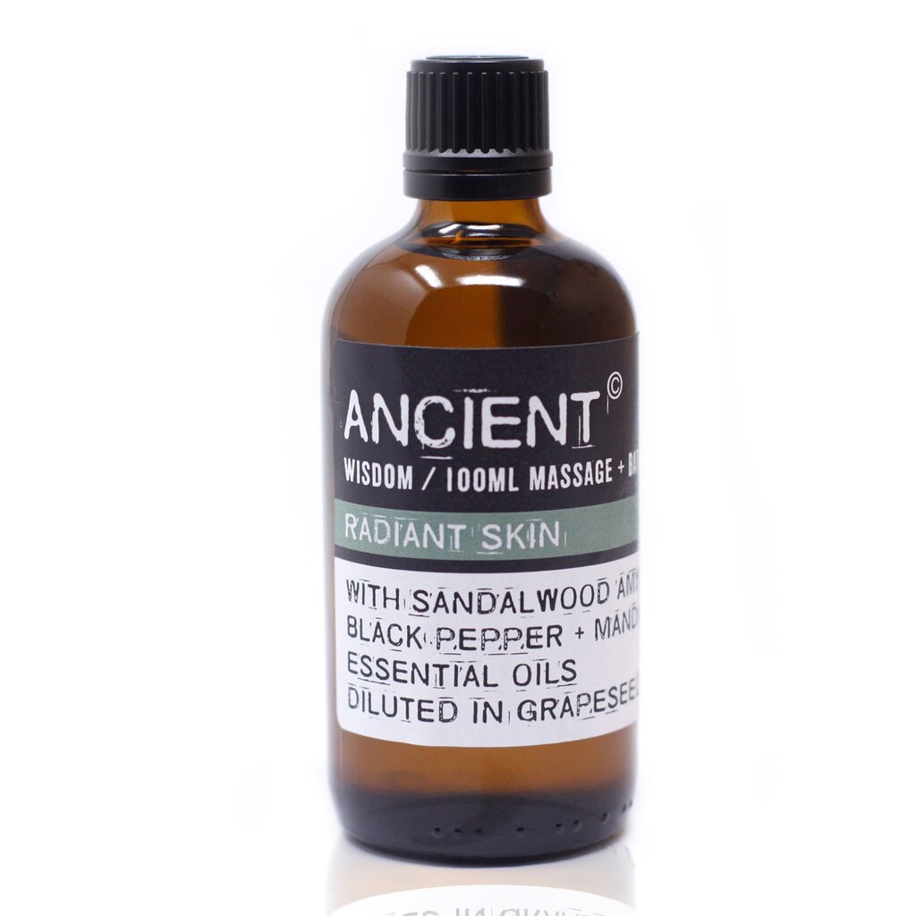 Spindesio suteikiantis masažo aliejus Radiant Skin, Ancient, 100 ml kaina |  pigu.lt