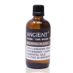 Atpalaiduojantis vonios ir masažo aliejus Relaxing Blend Ancient, 100 ml цена и информация | Массажные масла | pigu.lt
