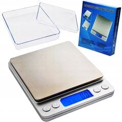 Jewellery Scale 500g 0.01g Digital Precise LCD, 2 indeliai цена и информация | Весы (кухонные) | pigu.lt