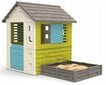 Smoby Sodo žaidimų namelis su smėlio dėže 810728 kaina ir informacija | Vaikų žaidimų nameliai | pigu.lt