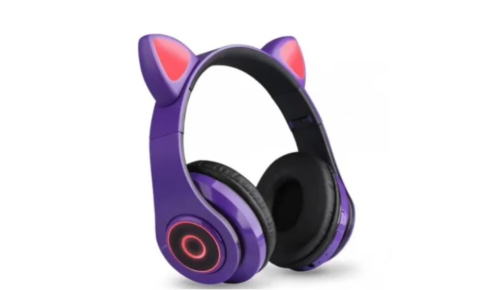 Cat Ear LED Over Ear 5.0 kaina ir informacija | Ausinės | pigu.lt