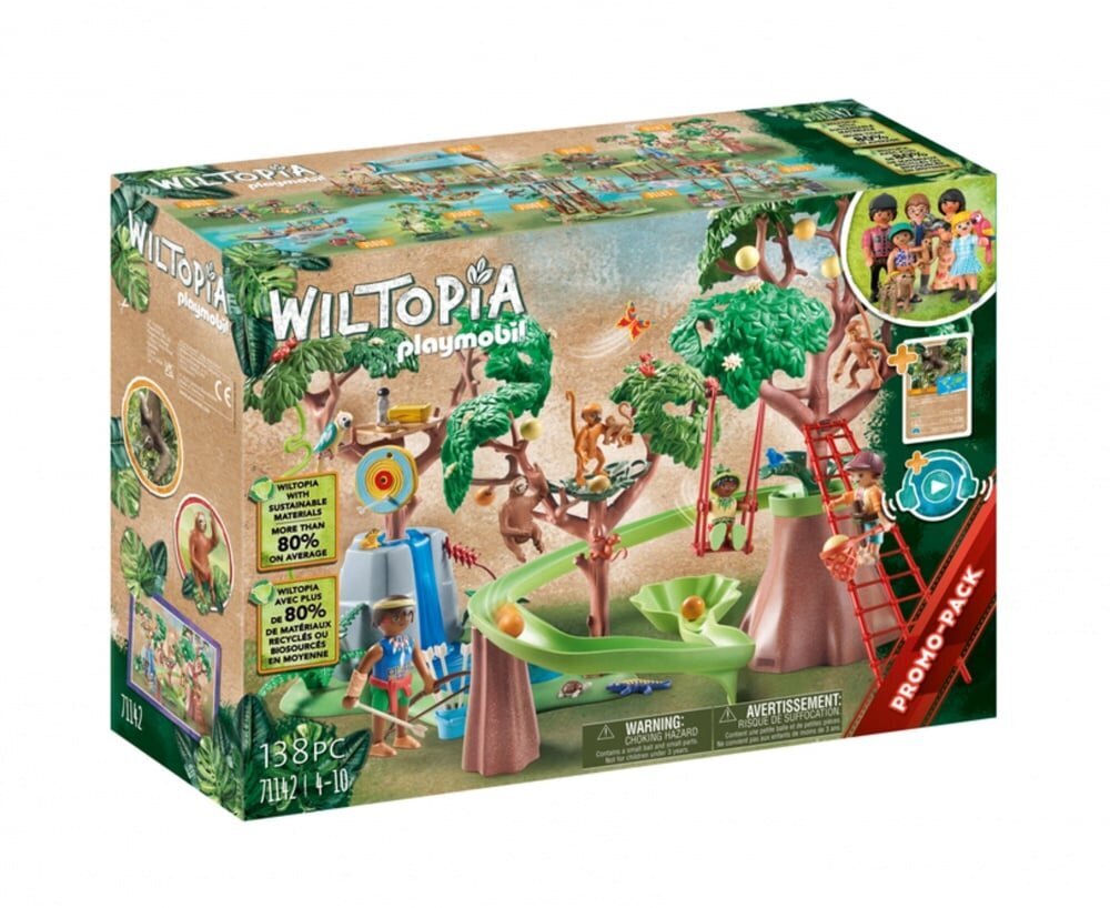 71142 PLAYMOBIL® Wiltopia,Tropinė žaidimų aikštelė kaina ir informacija | Konstruktoriai ir kaladėlės | pigu.lt