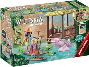 71143 PLAYMOBIL® Wiltopia, Экспедиция с дельфинами цена и информация | Конструкторы и кубики | pigu.lt