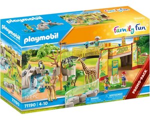 71190 PLAYMOBIL® Family Fun, Большой зоопарк цена и информация | Конструкторы и кубики | pigu.lt
