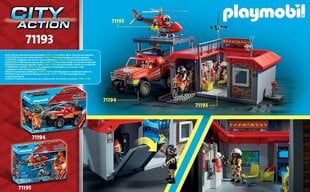 71193 PLAYMOBIL® City Action, Портативная пожарная станция цена и информация | Конструкторы и кубики | pigu.lt