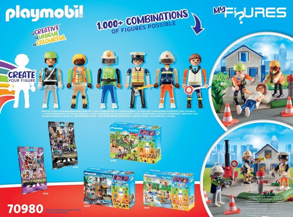 70980 PLAYMOBIL® My Figures, Gelbėjimo misija kaina ir informacija | Konstruktoriai ir kaladėlės | pigu.lt