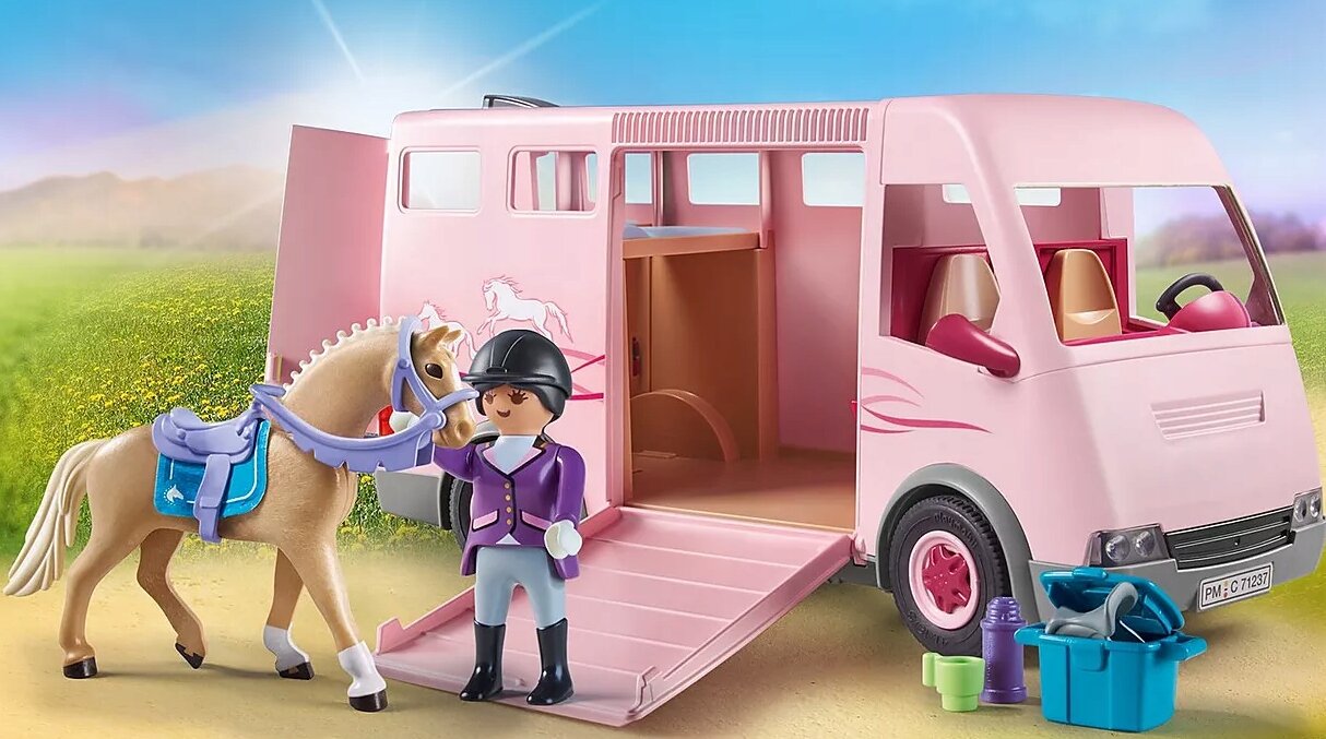 71237 PLAYMOBIL® Country, Грузовик для перевозки лошадей цена | pigu.lt