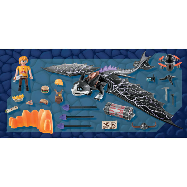 71081 PLAYMOBIL® Dragons, The Nine Realms Thunder ir Tom kaina ir informacija | Konstruktoriai ir kaladėlės | pigu.lt