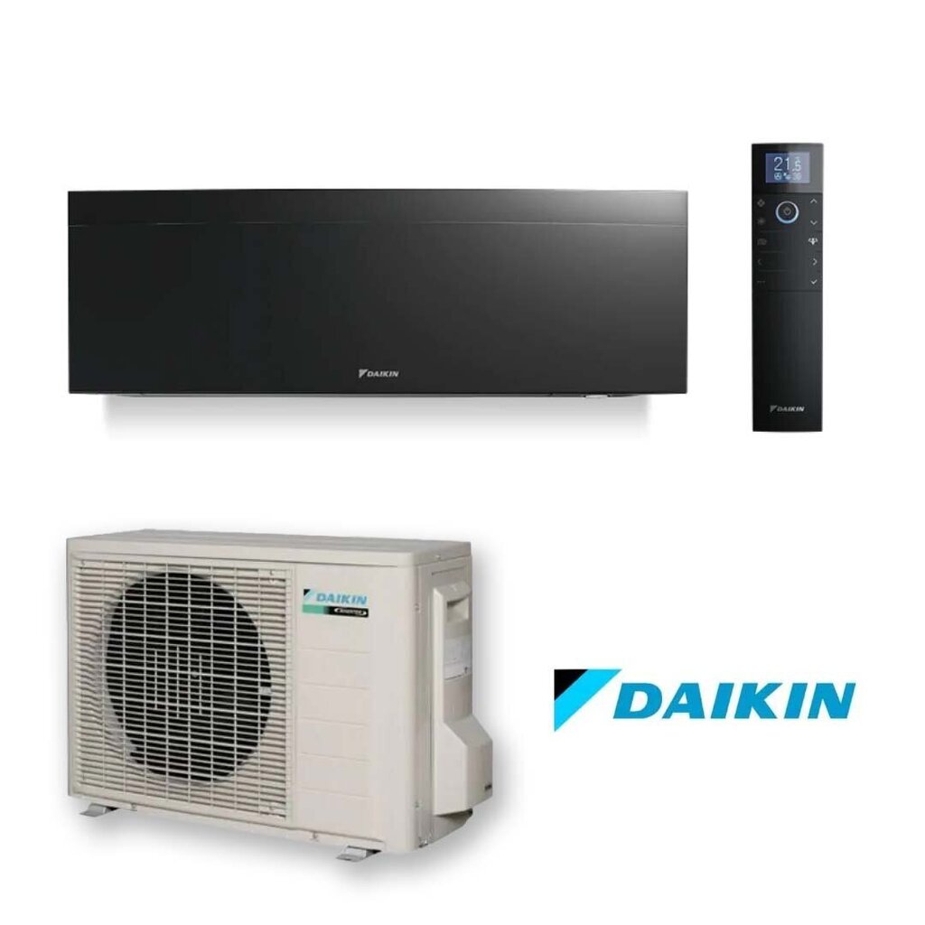 Oro kondicionieriaus komplektas Daikin Emura 2.0/2.5kW, FTXJ20AB-RXJ20A kaina ir informacija | Kondicionieriai, šilumos siurbliai, rekuperatoriai | pigu.lt