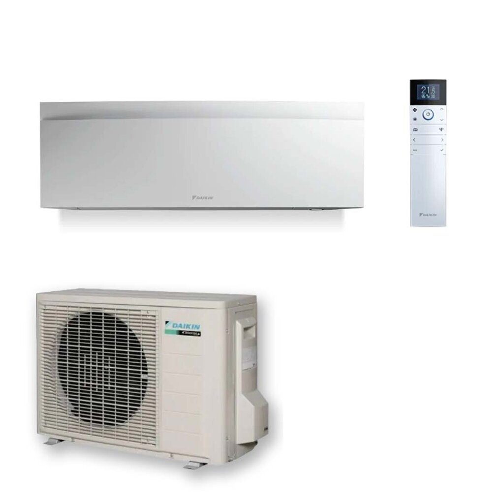 Oro kondicionieriaus komplektas Daikin Emura 2.5/2.8kW, FTXJ25AW-RXJ25A kaina ir informacija | Kondicionieriai, šilumos siurbliai, rekuperatoriai | pigu.lt