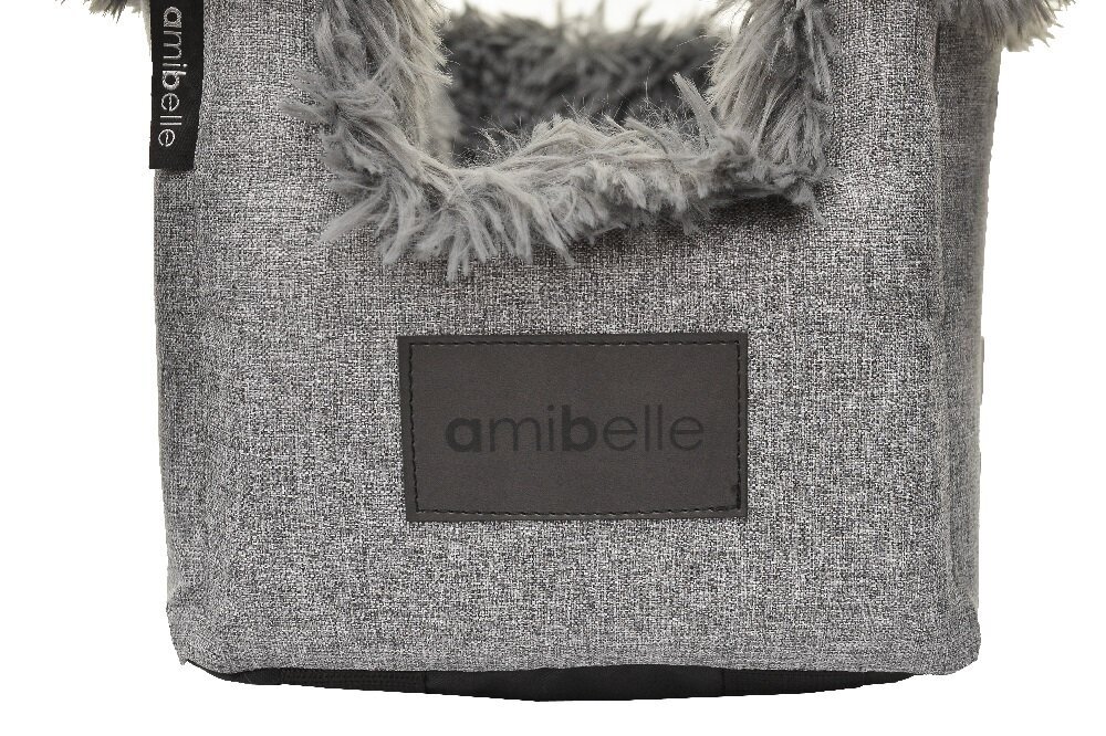 Amibelle guolis-fotelis Locky, Pilka, 44 x 27 x 22 cm kaina ir informacija | Kelioniniai reikmenys | pigu.lt
