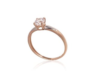 Золотое кольцо  2.25 гр,размер: 18.0, 585° цена и информация | Кольцо | pigu.lt
