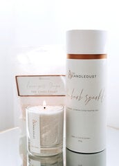 Набор ароматических свечей The Candledust Powder 650 г + 22 шт. фитилей цена и информация | Подсвечники, свечи | pigu.lt
