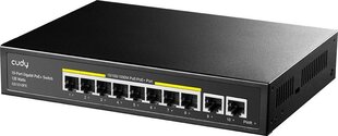 Коммутатор Cudy GS1010PE, 8 портов Gigabit PoE Switch, 120 Вт цена и информация | Коммутаторы (Switch) | pigu.lt