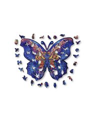 Деревянный пазл «Бабочка» от Aniwood цена и информация | Пазлы | pigu.lt