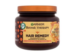 Maitinamoji plaukų kaukė Garnier Botanic Therapy Hair Remedy Honey 340 ml kaina ir informacija | Priemonės plaukų stiprinimui | pigu.lt