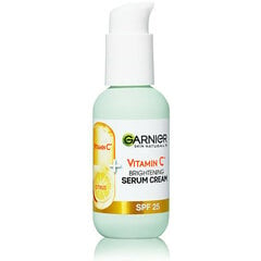 Šviesinamasis veido kremas Vitamin C 2-n1 SPF25 50 ml kaina ir informacija | Garnier Kosmetika veidui | pigu.lt