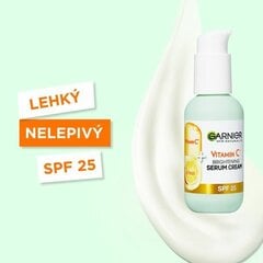 Šviesinamasis veido kremas Vitamin C 2-n1 SPF25 50 ml kaina ir informacija | Garnier Apsauginės, dezinfekcinės, medicininės prekės | pigu.lt