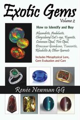 Exotic Gems: Volume 2 -- How to Identify & Buy Alexandrite, Andalusite, Chrysoberyl Cat's-eye, Kyanite, Common Opal, Fire Opal, Dinosaur Gembone, Tsavorite, Rhodolite & Other Garnets, v. 2, How to Identify & Buy Alexandrite, Andalusite, Chrysoberyl Cat's- kaina ir informacija | Knygos apie meną | pigu.lt