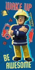 Vaikiškas rankšluostis Fireman Sam, 70x140 cm kaina ir informacija | Rankšluosčiai | pigu.lt