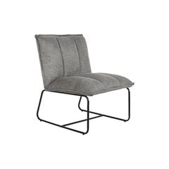 Fotelis DKD Home Decor Juoda Pilka Metalinis Poliesteris (66 x 71 x 77 cm) kaina ir informacija | Svetainės foteliai | pigu.lt