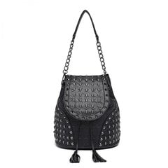Женский рюкзак Ada Black, черный цена и информация | Женские сумки | pigu.lt