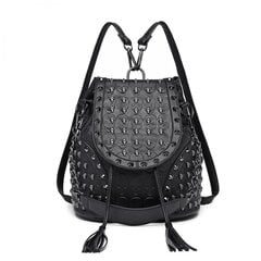 Женский рюкзак Ada Black, черный цена и информация | Женские сумки | pigu.lt