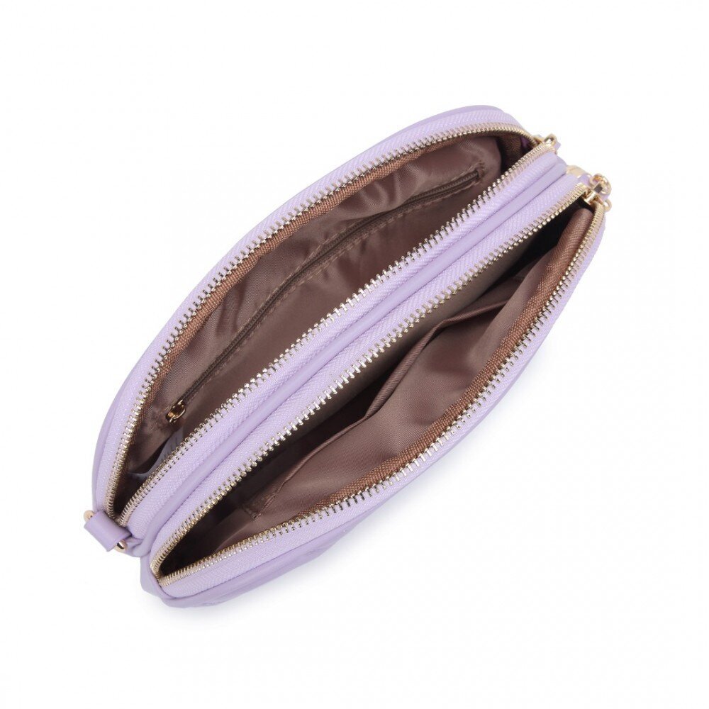 Moteriška rankinė Carrie Lilac, violetinė цена и информация | Moteriškos rankinės | pigu.lt