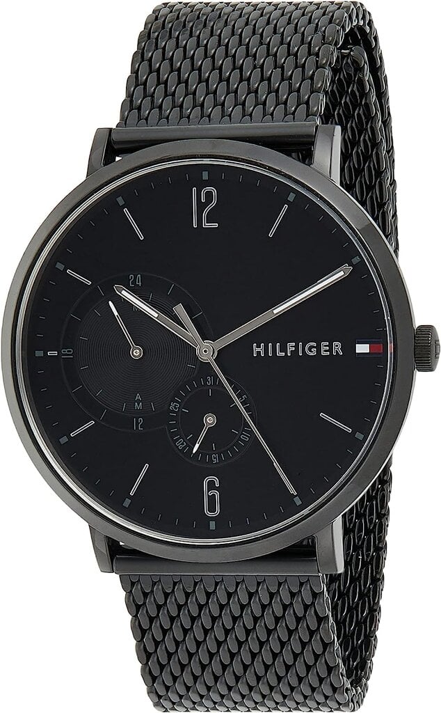„Tommy Hilfiger Men“ kelių rinkimo kvarco laikrodis su nerūdijančio plieno apyranke 1791507 kaina ir informacija | Vyriški laikrodžiai | pigu.lt
