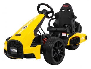 Elektrinis kartingas Bolide XR-1, geltonas kaina ir informacija | Elektromobiliai vaikams | pigu.lt