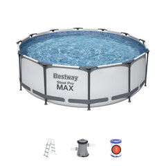 Baseinas Bestway Steel Pro Max, 366x100 cm, su filtru kaina ir informacija | Baseinai | pigu.lt