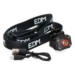 LED priekinis galvos žibintas EDM 8 W 400 lm kaina ir informacija | Žibintai ir prožektoriai | pigu.lt